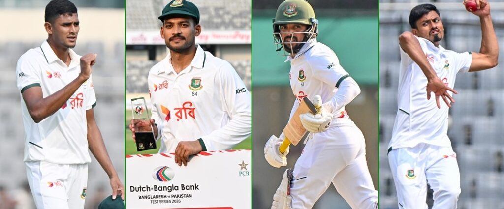 মিরপুর টেস্টে পাকিস্তান বধ: আইসিসি র‍্যাঙ্কিংয়ে বড় লাফ বাংলাদেশের